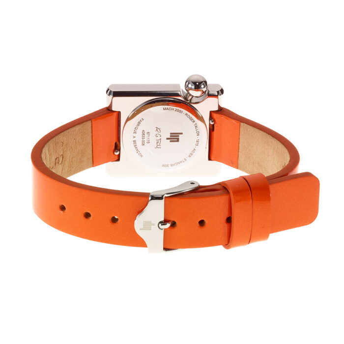 Orologio Lip Mach 2000 Mini Square Arancia 671175 - immagine 5