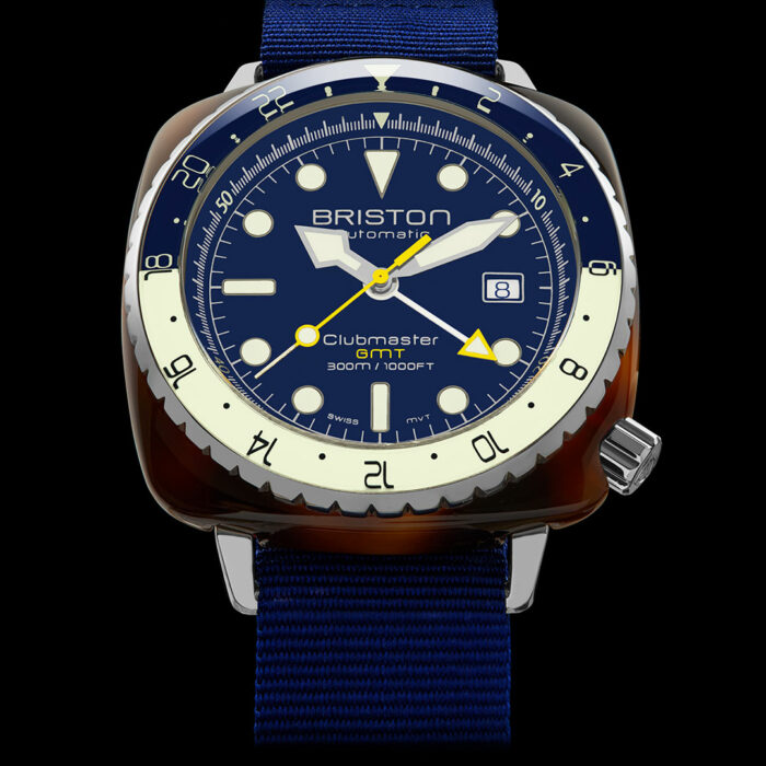 Orologio Briston Clubmaster Diver Pro GMT Blu - immagine 4