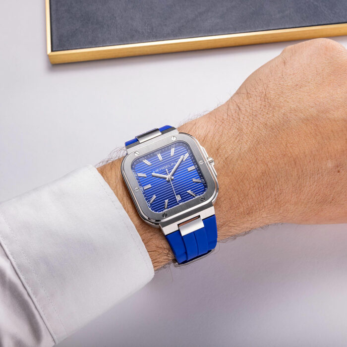 Orologio Herbelin Cap Camarat Square FKM Blu - immagine 2