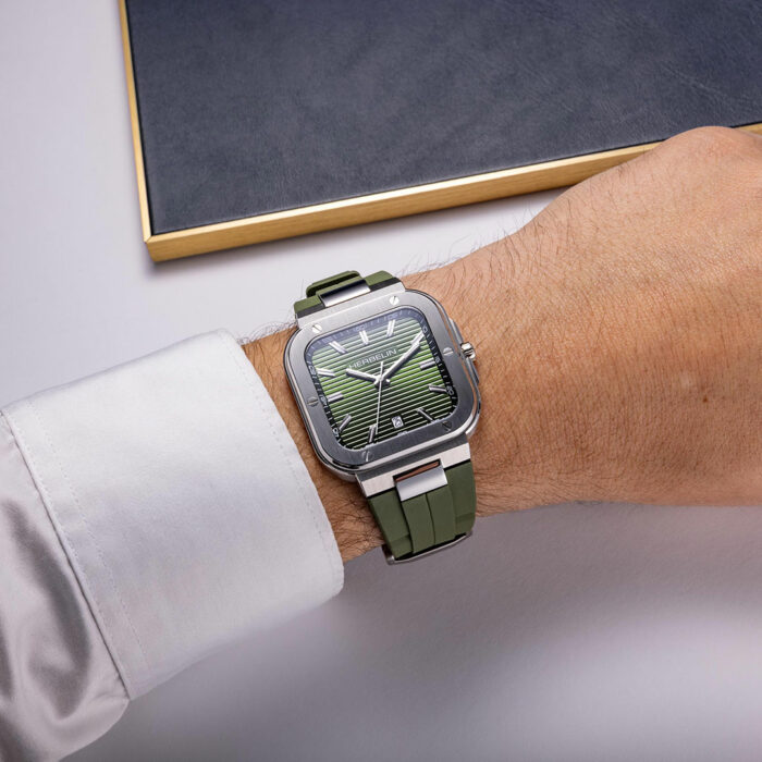 Orologio Herbelin Cap Camarat Square FKM Verde - immagine 2