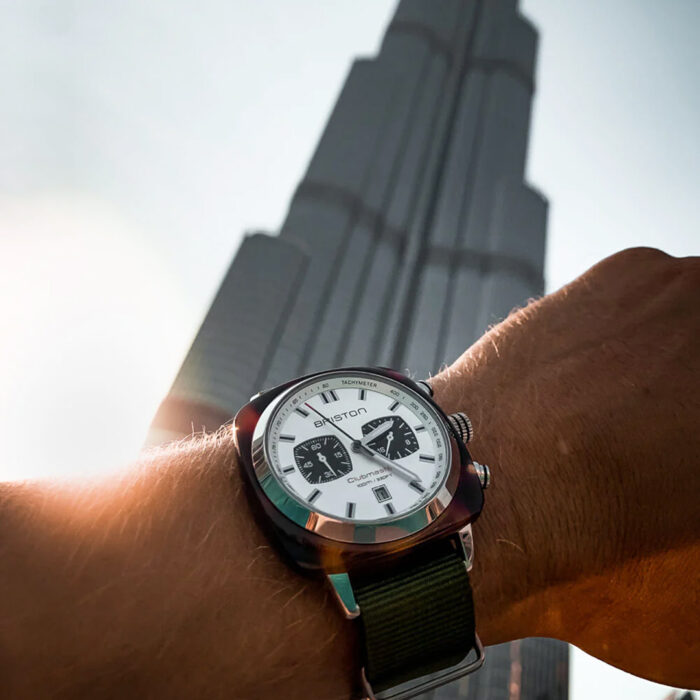 Orologio Briston Clubmaster Classic Verde Militare - immagine 3