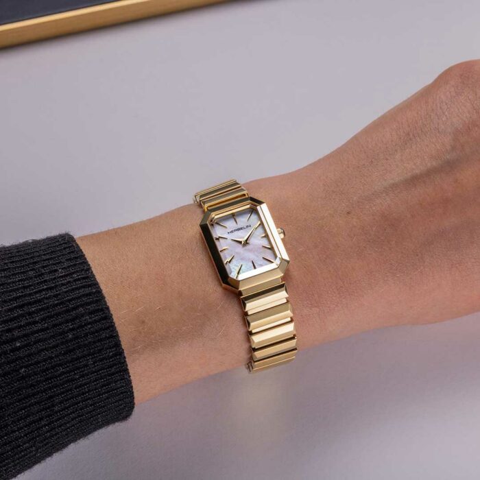 Orologio Herbelin Octogone Oro Madreperla Bianca - immagine 2