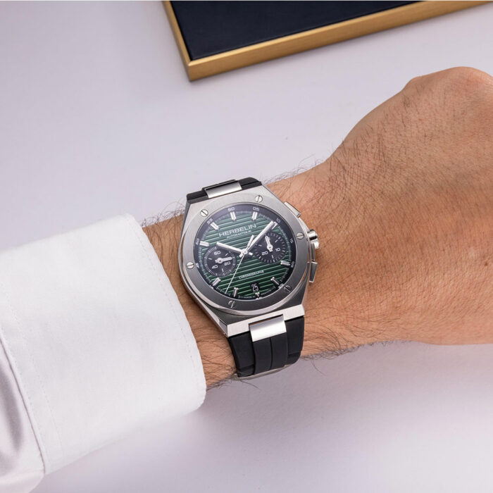 Orologio Herbelin Cap Camarat Automatico Quadrante Verde - immagine 2