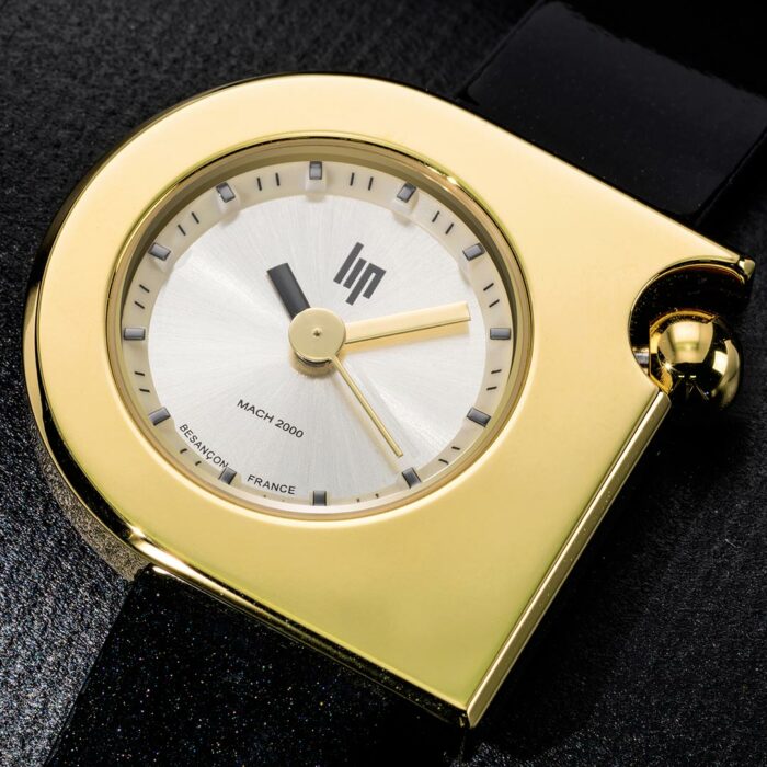 Orologio Lip Mach 2000 Mini Moon Nero Oro 671169 - immagine 5