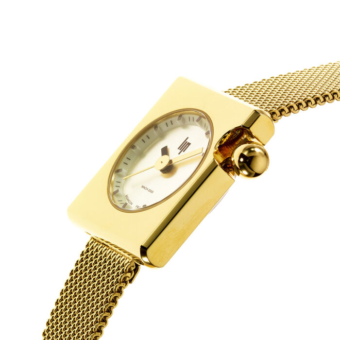 Orologio Lip Mach 2000 Mini Square Oro 671177 - immagine 4