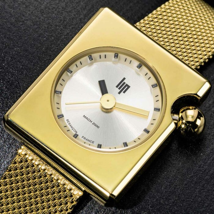 Orologio Lip Mach 2000 Mini Square Oro 671177 - immagine 2