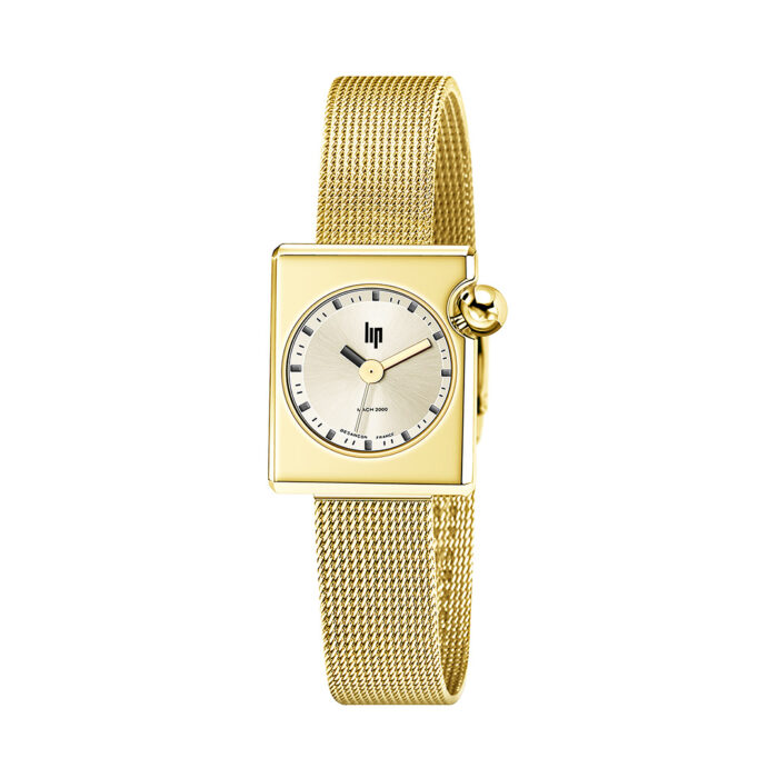 Orologio Lip Mach 2000 Mini Square Oro 671177