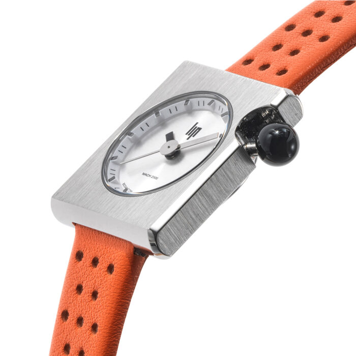 Orologio Lip Mach 2000 Mini Square Arancia 671192 - immagine 5
