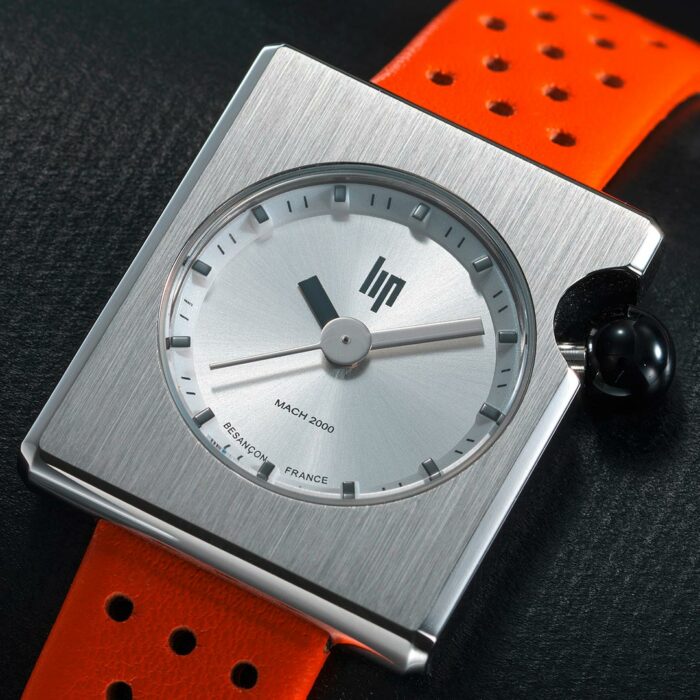 Orologio Lip Mach 2000 Mini Square Arancia 671192 - immagine 2