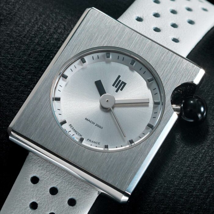 Orologio Lip Mach 2000 Mini Square Bianco 671193 - immagine 2