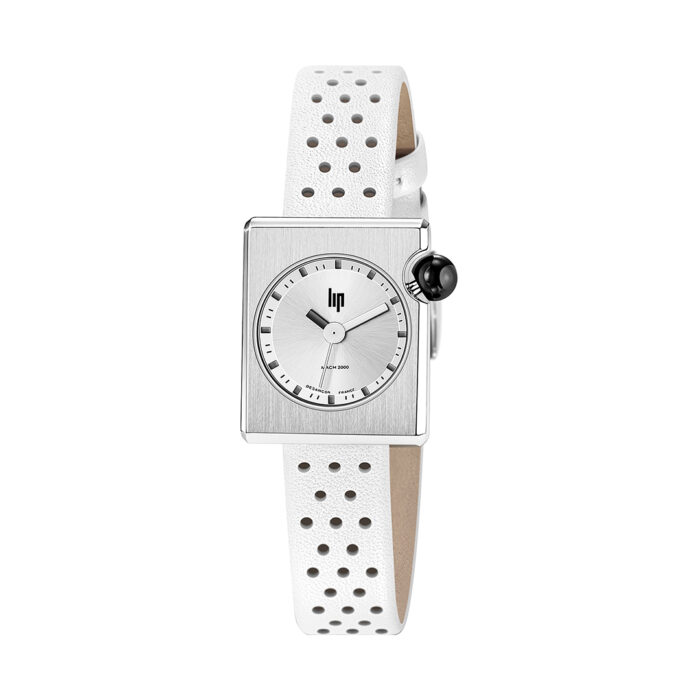 Orologio Lip Mach 2000 Mini Square Bianco 671193