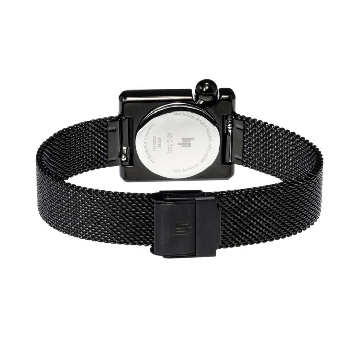 Orologio Lip Mach 2000 Mini Square Nero 671391 - immagine 3