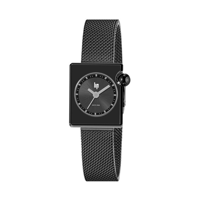 Orologio Lip Mach 2000 Mini Square Nero 671391