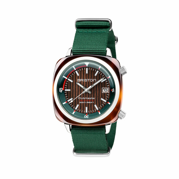 Orologio Briston Clubmaster Diver Yatching Verde