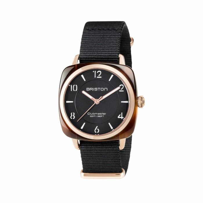 Orologio Briston Clubmaster Chic Rose Gold Nero