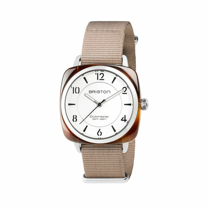 Orologio Briston Clubmaster Chic Bianco Beige