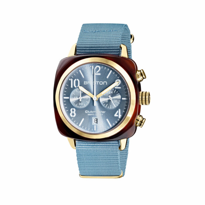 Orologio Briston Clubmaster Gold Blu Ghiacciaio