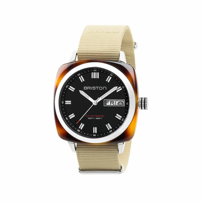 Orologio Briston Clubmaster Sport HMS Quadrante Nero