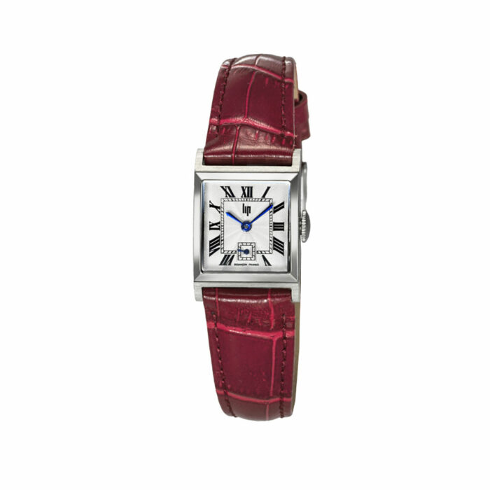 Orologio Lip Churchill C18 Cinturino Pelle Rossa
