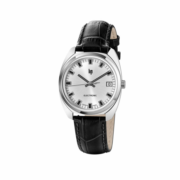 Orologio Lip GDG 35mm - Cinturino Pelle Nera