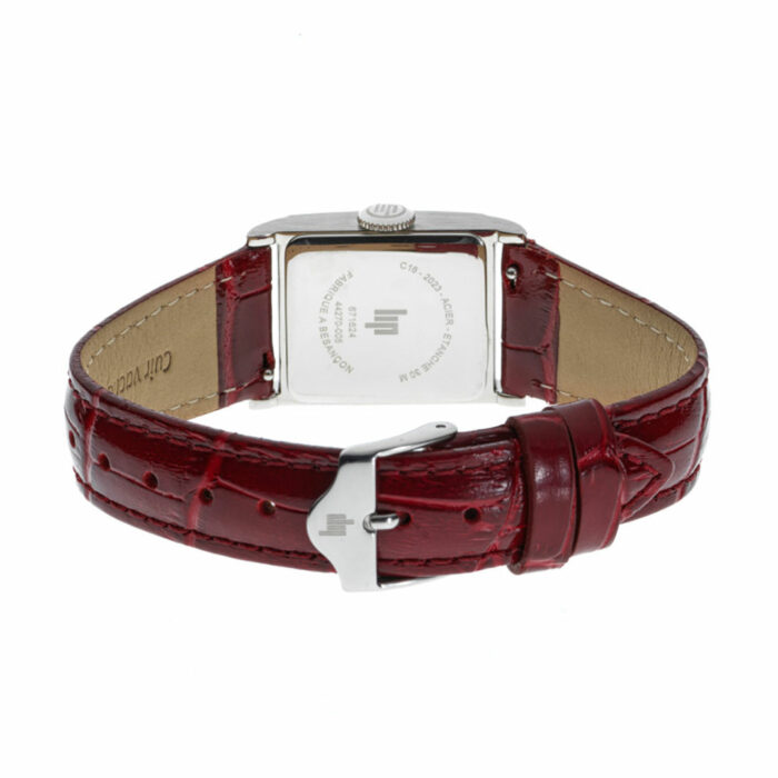 Orologio Lip Churchill C18 Cinturino Pelle Rossa - immagine 3