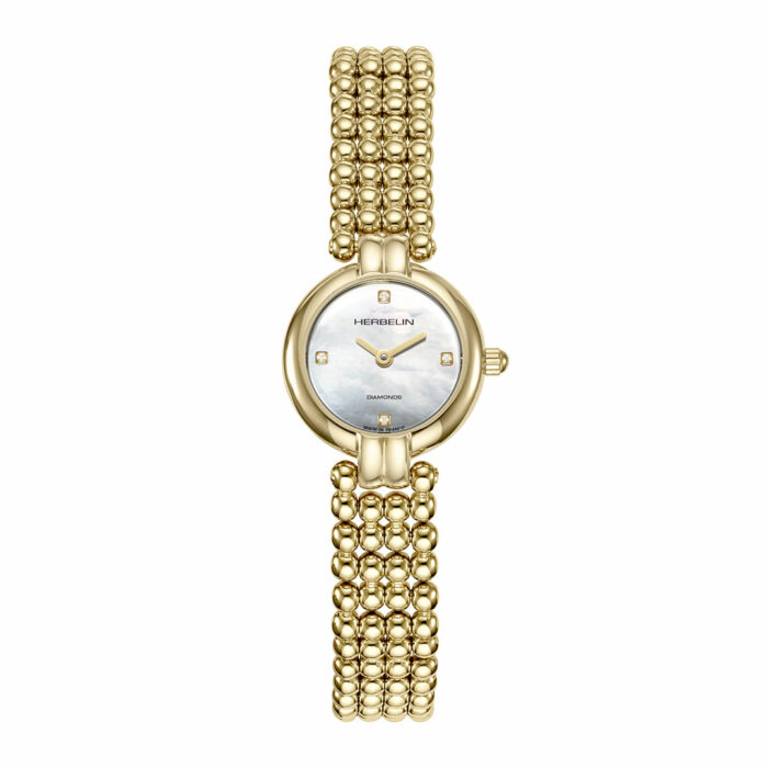 Orologio Herbelin Perle d'oro e Diamanti
