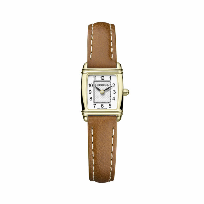 Orologio Herbelin Art Déco Pelle Oro