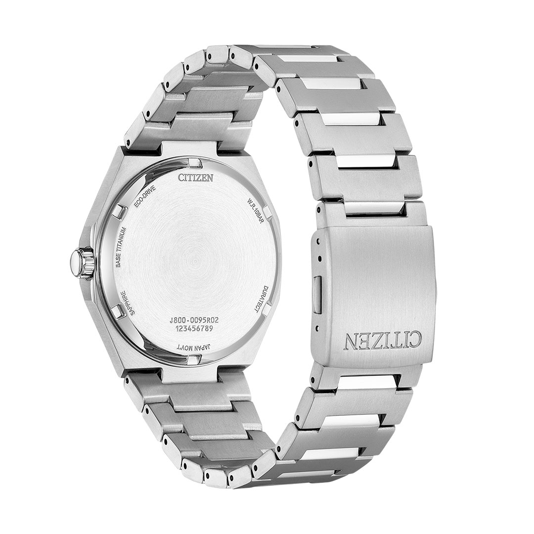 Orologio Citizen Zenshin Solotempo Super Titanio Blu AW0130-85L - immagine 4