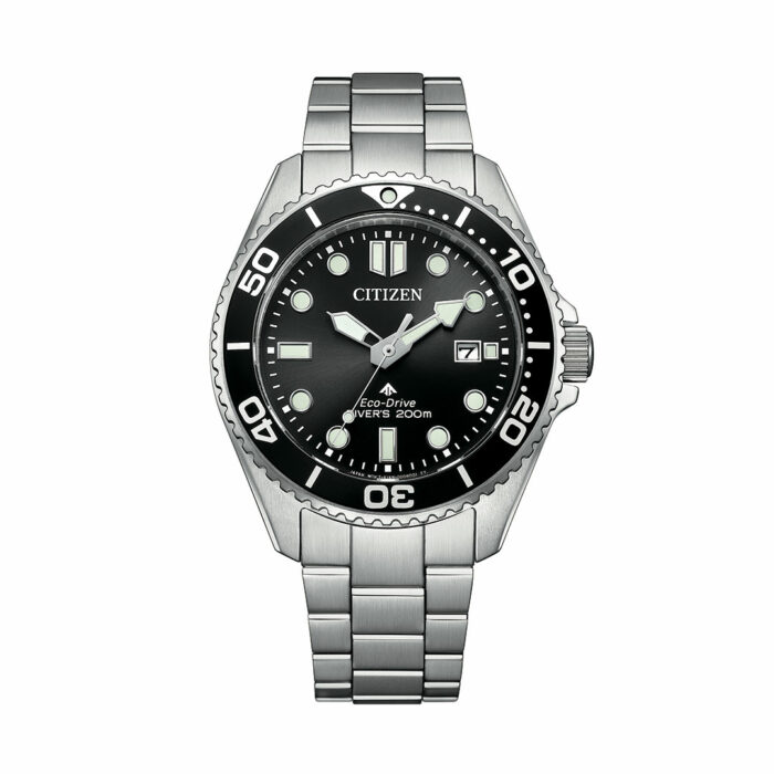 Orologio Citizen Diver Eco Drive 200 mt Nero BN0261-51E