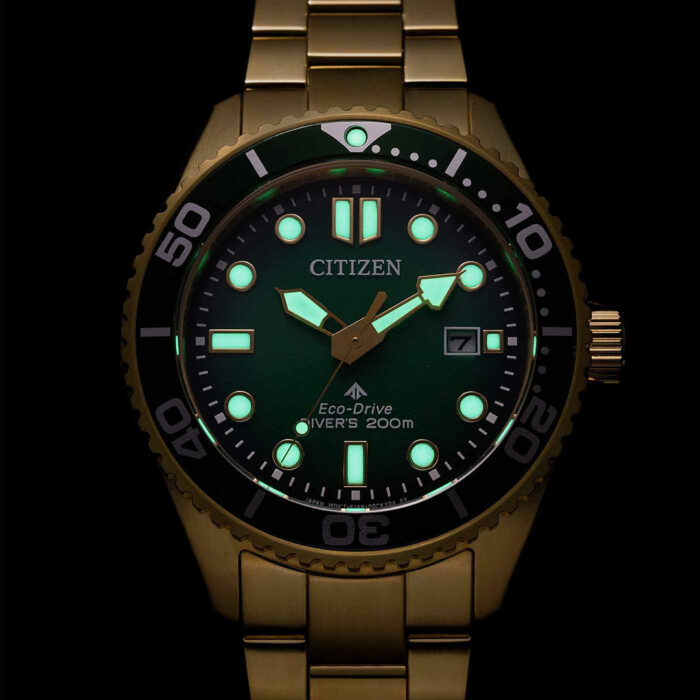 Orologio Citizen Promaster Diver Oro BN0262-59W - immagine 2