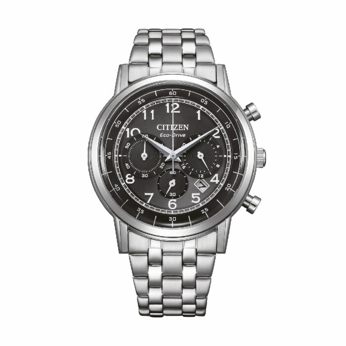 Orologio Citizen Cronografo Acciaio Nero CA4630-53E