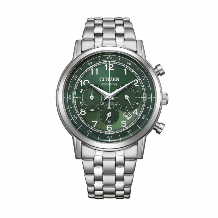 Orologio Citizen Cronografo Acciaio Verde CA4630-53X