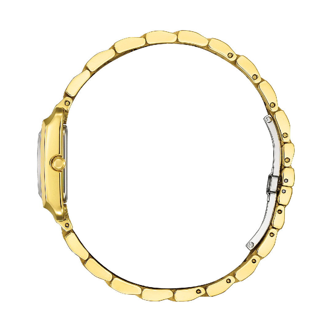 Orologio Citizen Lady Square Placcato Oro EW5602-81D - immagine 3