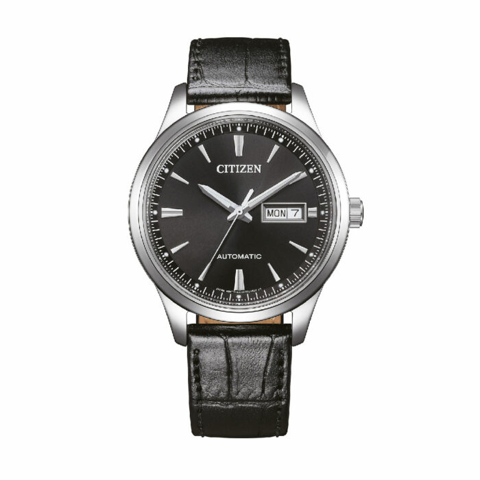 Orologio Citizen Mechanical Pelle Nera NY4058-01E