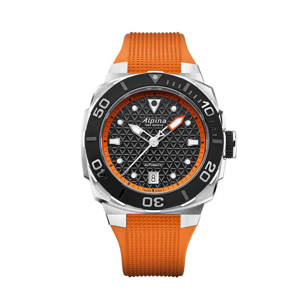 Orologio Alpina Seastrong Diver Extreme Arancia AL-525BO3VE6