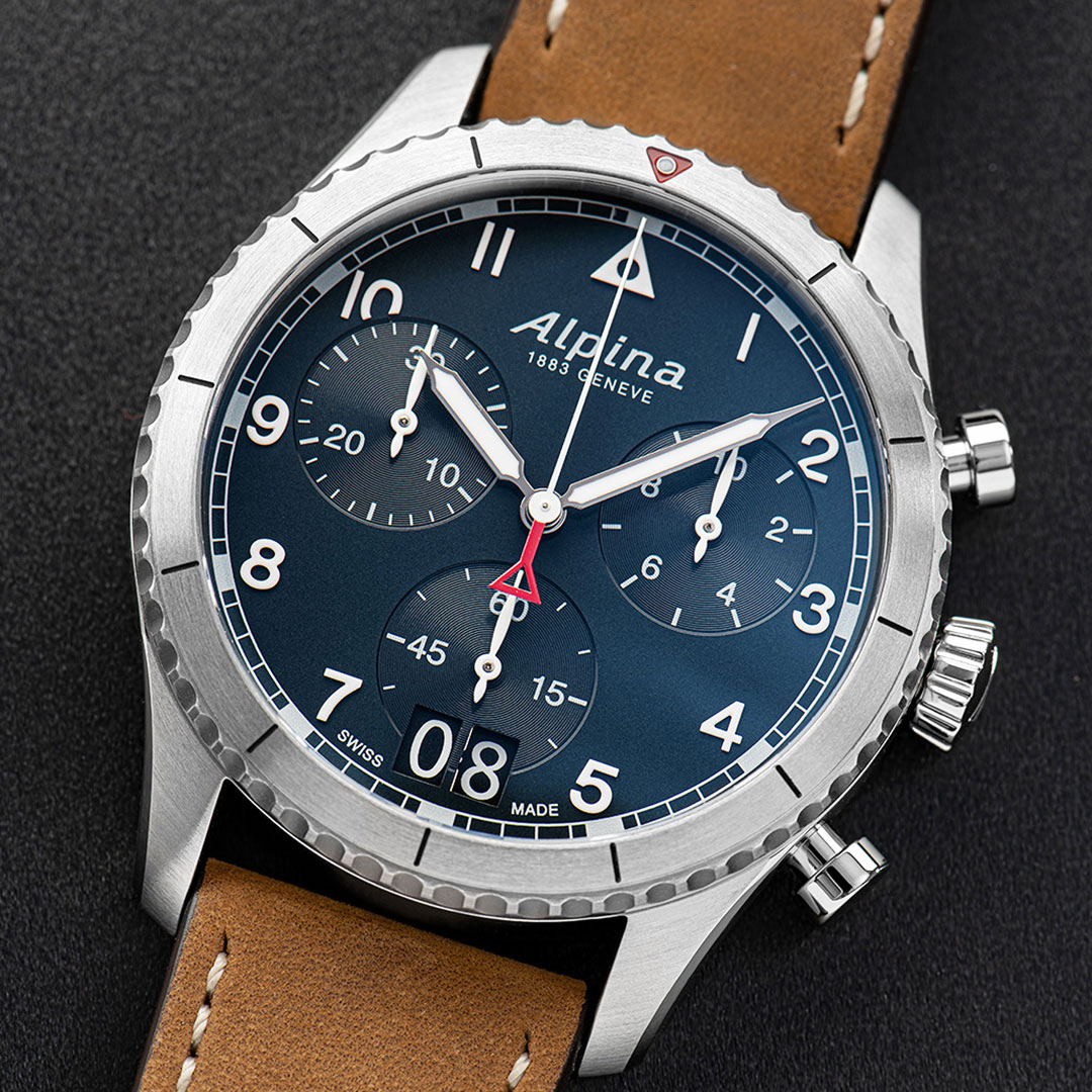 Orologio Alpina Pilot Cronografo Big Date AL-372NW4S26 - immagine 3