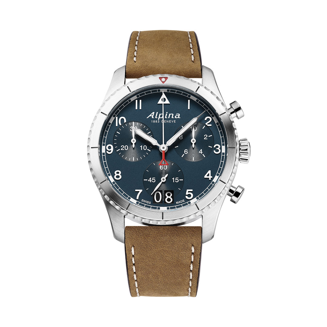 Orologio Alpina Pilot Cronografo Big Date AL-372NW4S26
