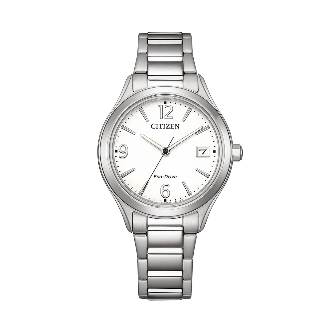 Orologio Citizen Eco Drive Quadrante Bianco FE6121-67A