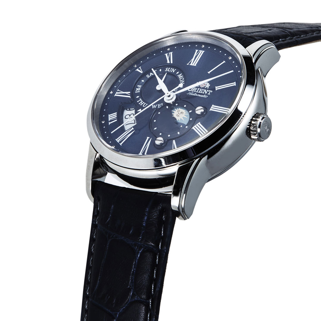 Orologio Orient Sun & Moon Blu RA-AK0011D - immagine 2