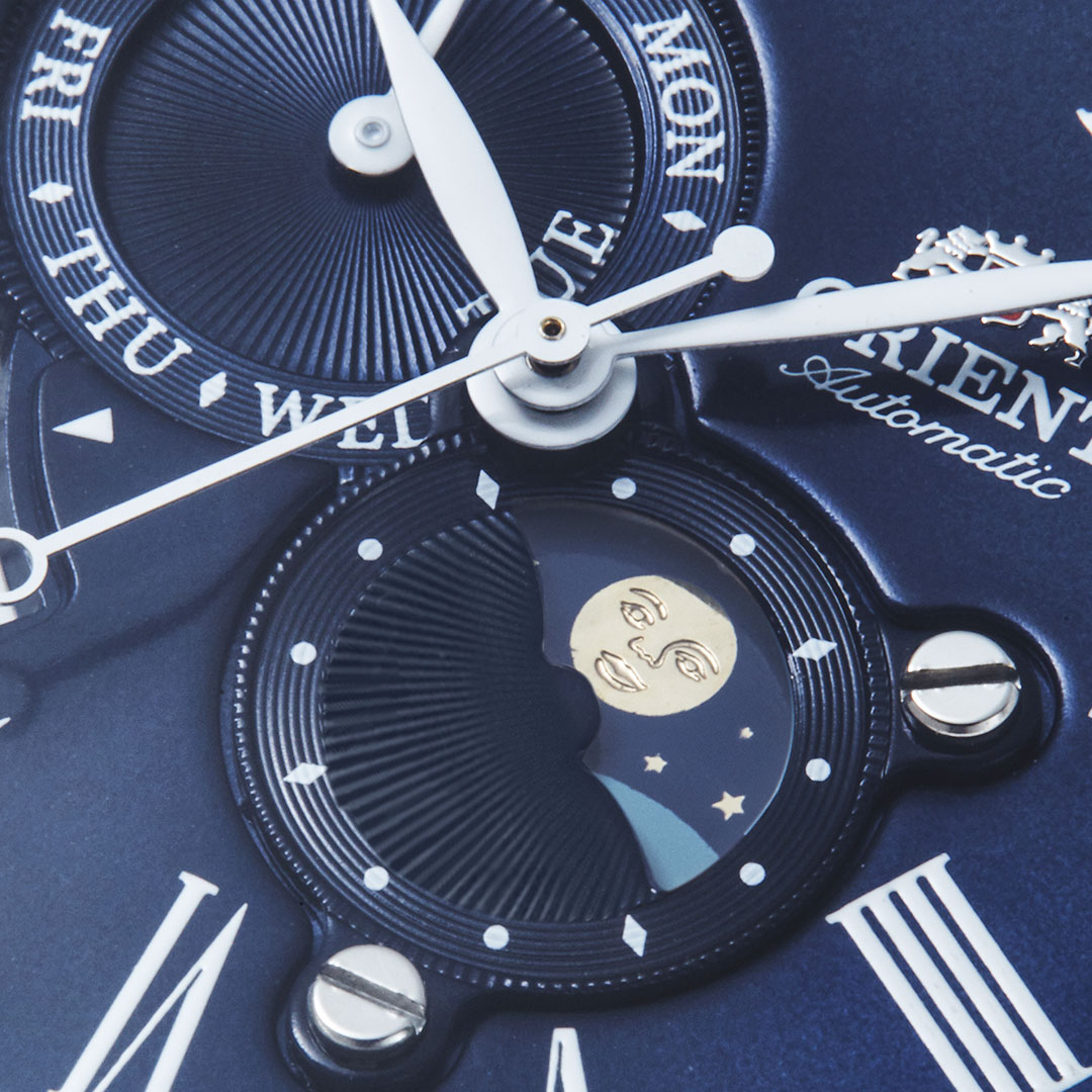 Orologio Orient Sun & Moon Blu RA-AK0011D - immagine 3
