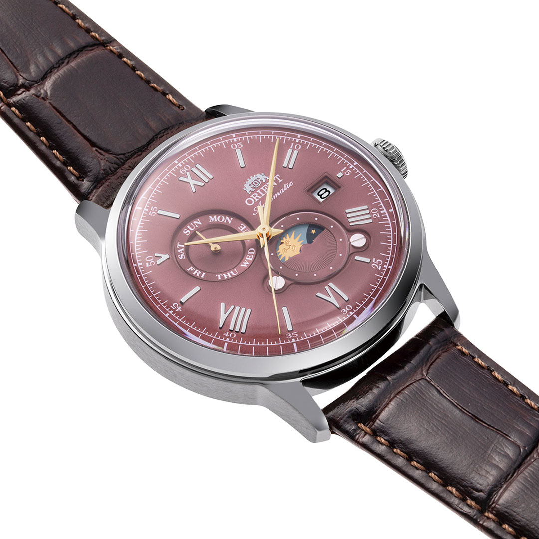 Orologio Orient Bambino Sun & Moon Rosso RA-AK0807R - immagine 2